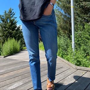 Rag and bone blue low waisted jeans